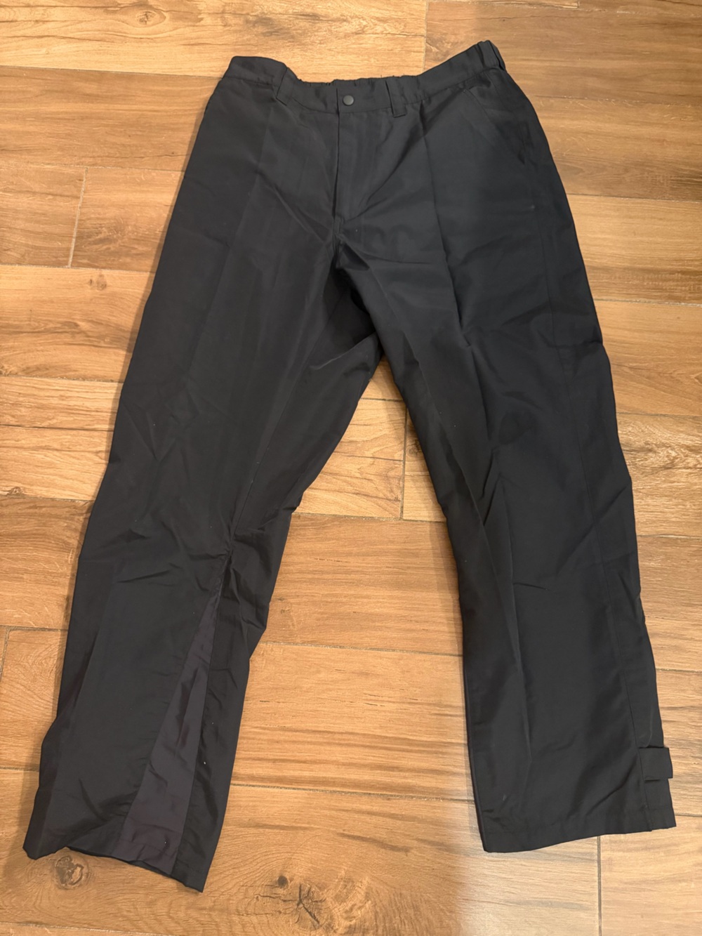 Stampd Black Nylon Straight Fit Pants Size M